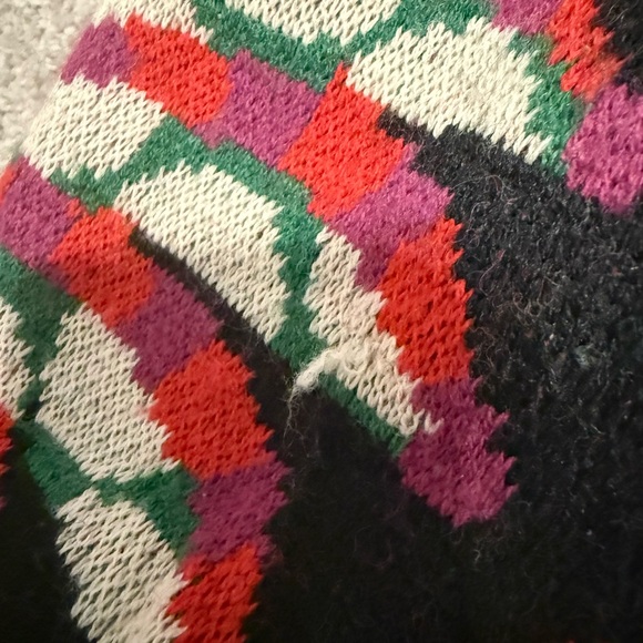 Farm Rio Multicolor Patterned Knit Sweater - Picture 4 of 4